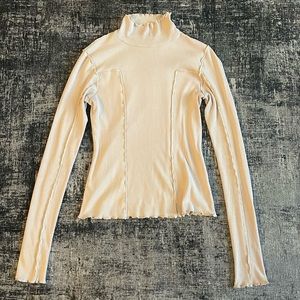 Reformation Long Sleeve Mock Neck
